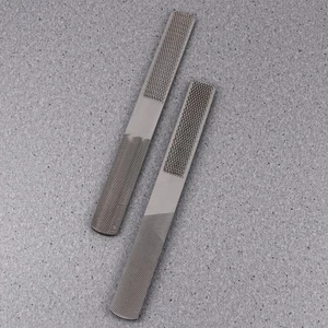  2 pezzi lima raspa in acciaio al carbonio 4 in 1 8 pollici lima lavorazione del legno strumento manuale per legno - Foto 1 di 11