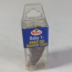 Vintage Mann's Baby 1- Minus Crankbait Brown Crawfish NOS NIP  - Picture 1 of 4