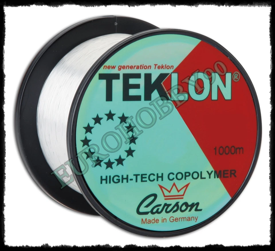 monofilo teklon 1000Mt imbobinamento mulinello pesca mare lago filo surfcasting - Immagine 1 di 1