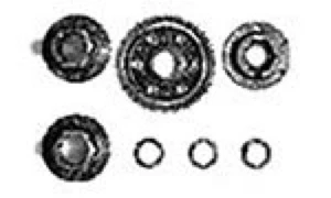 TAMIYA 300050506 Accessories: F101 °F104 G Parts Main Gear M 0.6/63Z - Picture 1 of 1