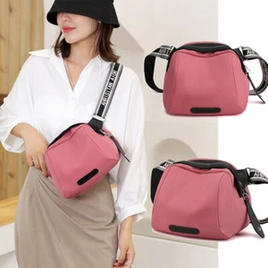 Women's Shoulder Tote Purse Bag Leisure Bag Pink Crossbody Zipper Daypack Gift - Picture 1 of 7