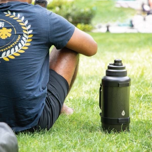 Double Wall Insulated Stainless Steel Water Bottle Hot & Cold Beverages 3 Liter - Picture 1 of 12
