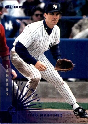 Donruss 1997 ⚾ New York Yankees Blue Foil Team Set #124 Tino Martínez ⚾ Foto 1 de 2