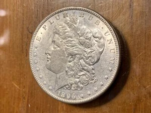 1896-P Morgan Silver Dollar AU Condition SKU# 35009 - Picture 1 of 2