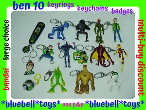 Ben 10 Keyrings Keychains Badges Bandai Multi-auction One P&P - Picture 1 of 29
