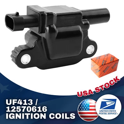 Durable Black Ignition Coils UF413 For Pontiac G8 6.0L V8 2008-2009 12570616 — 第 1/4 张图片