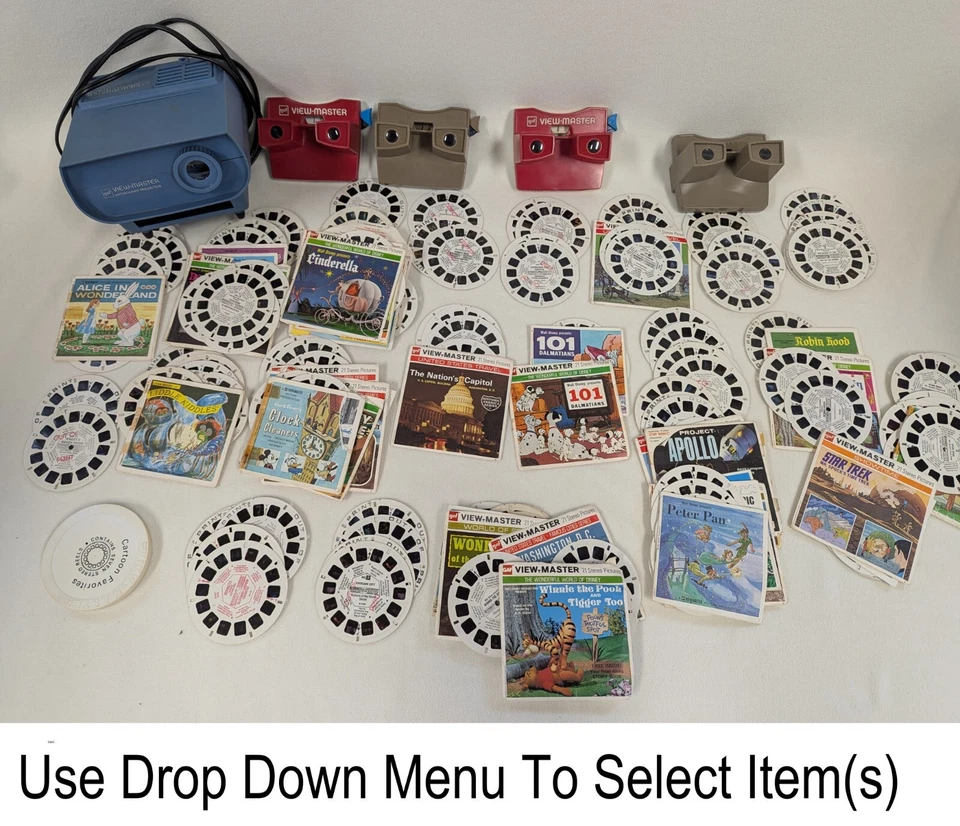 Vtg GAF Viewer 3D View-Master Stereo Disc Reel Packs ~ 50% Off 4 or More Combo - Image 1 of 1