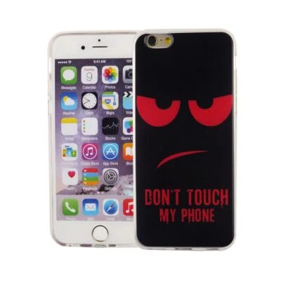 Funda Case Para Apple iPhone 6 / 6s Protección Pantalla Negra - Imagen 1 de 2