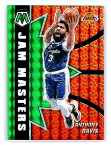 2020  Panini Mosaic Anthony Davis #19 Jam Masters Green Mosaic Lakers - Picture 1 of 2