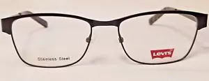 Levis LS629 Original Brille starkes modernes Gestell schwarz-braun 52-17-135 - Bild 1 von 9