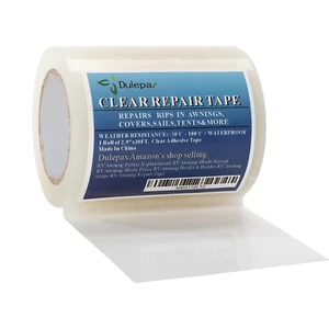 -Tent Repair Tape,Awning Repair Tape,Boat Covers Repair Tape,Rv Covers Repair Ki - Picture 1 of 12
