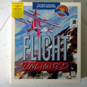 Flight Unlimited Aerobatic Airplane Flight Simulator PC Big Box Complete CIB - Picture 1 of 4