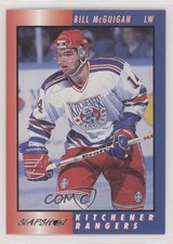 1994-95 Slapshot Kitchener Rangers Bill McGuigan #18