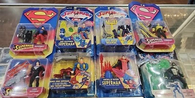 1995 Kenner Superman Action Figure Lot of 8 - Image 1 of 4