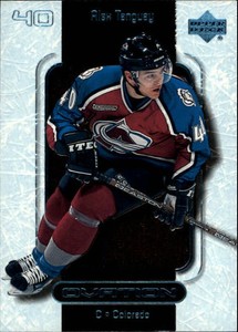 1999-00 Upper Deck Ovation Colorado Avalanche Hockey Card #16 Alex Tanguay
