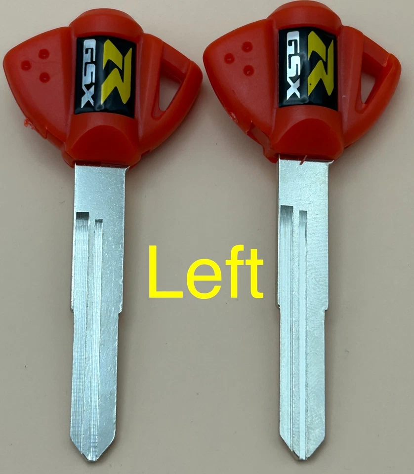 2 Key Blanks Suzuki GSX-R Hayabusa GSXR750 GSX-R600 GSXR600 GSX-R750 SP W GSX - Image 1 of 1