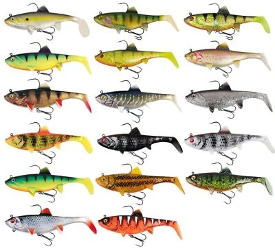 Fox Rage Replicant wobble 7,5cm 10g - 2 Gummifische zum Spinnfischen, Gummiköder