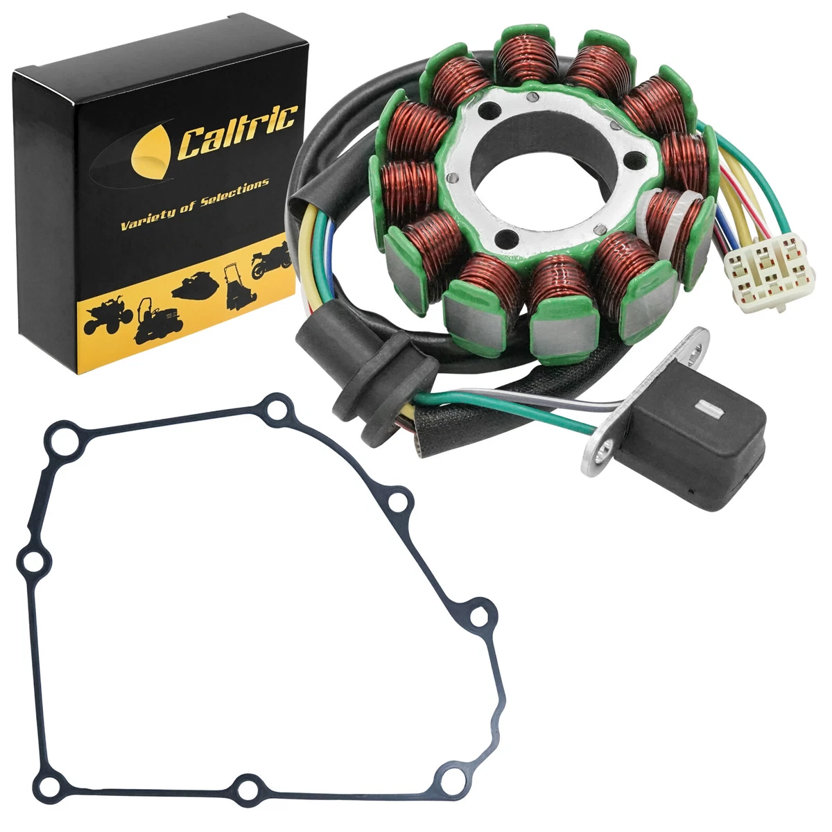 GOOFIT Motorrad Generator Stator – Ersatz Für Suzuki RMZ250/RMZ450 2008-2013