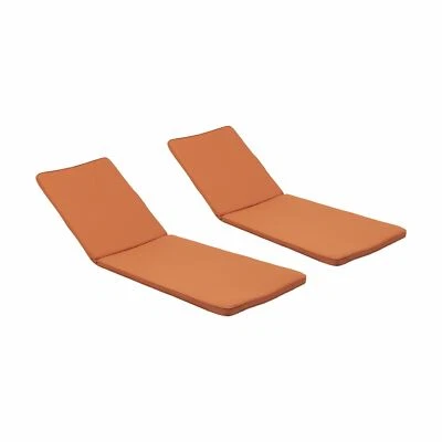 Addisyn Outdoor Fabric Chaise Lounge Cushion (Set of 2) - Image 1 of 4