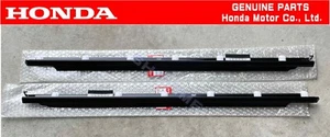 Juego de molduras de ventana de puerta exterior delantera HONDA 00-09 S2000 AP1 AP2 línea de cinturón OEM - Imagen 1 de 2