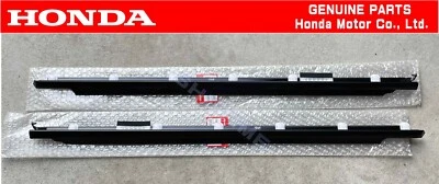 Juego de molduras de ventana de puerta exterior delantera HONDA 00-09 S2000 AP1 AP2 línea de cinturón OEM Foto 1 de 2