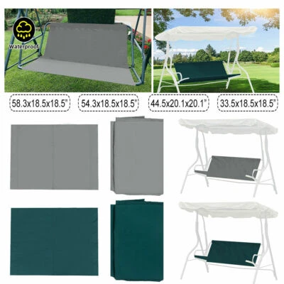 Replacement Part for Swinging Garden Patio Bench Hammock Seat Cover 2/3-Seater