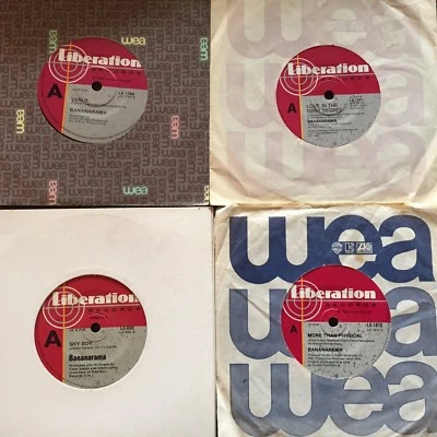 BANANARAMA...Collection of 4 Australian 7" 45 Records ( Lot 3) VENUS, SHY BOY  - Image 1 of 2