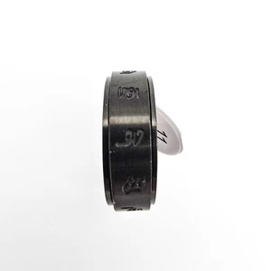 Handmade Fidget Spinner Ring, Black, Stainless Steel, Buddism Style,  *SIZE 08* - Picture 1 of 2