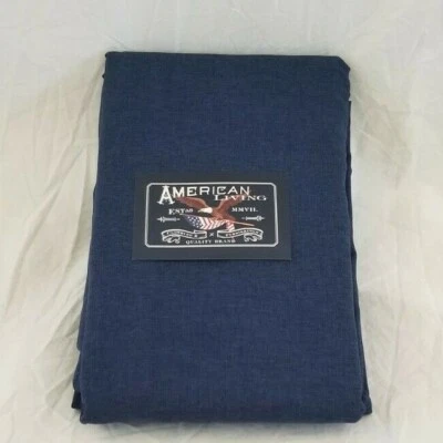 2 peças painéis índigo American Living Brooklane (1 par) 84 x 108 novo na embalagem - Imagem 1 de 4