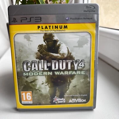 Call of Duty 4: Modern Warfare Platinum PS3 PlayStation 3 | Complete w/Manual - Image 1 of 4
