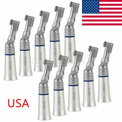 USA SEASKY Dental Slow Low Speed Handpiece Contra Angle Latch E-Type YP 1-10 PCS