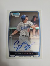 2012 Bowman Chrome Draft Picks and Prospects Corey Seager First Autograph Auto