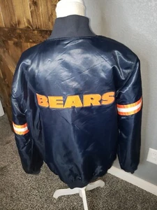 Starter G-III Chicago Bears World Champions 1946 Buttoned Down Lined Jacket - Picture 1 of 14