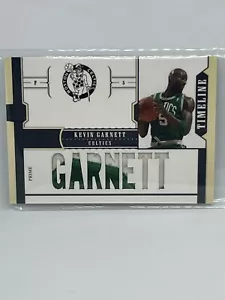 Camiseta con parche Kevin Garnett 2011-12 Panini Timeline # #05/25 Boston Celtics - Imagen 1 de 2