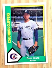 1990 CMC DAVE EILAND MINOR LEAGUE CARD#2 NR-MINT YANKEES PADRES RAYS CLIPPERS
