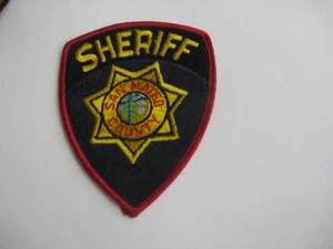 CALIFORNIA CA SAN MATEO COUNTY SHERIFF NICE SHOULDER PATCH POLICE - Picture 1 of 2