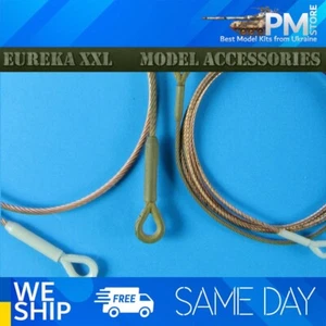 Eureka ER-7204 1/72 Abschleppkabel Kupferkabel für Pz.Kpfw.VI Tiger Ausf.E Panzer 3 Stück - Bild 1 von 4