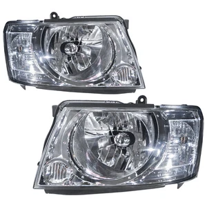 Fits NISSAN Patrol GU4 Y61 MK5 04-16 SUV 5D Clear Headlight Chrome LHD - Picture 1 of 7