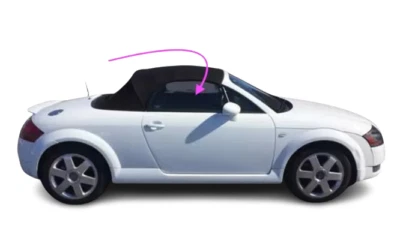 Fits: 2000-2006 Audi TT 2D Coupe Passenger side Front Right Door Window Glass - Image 1 of 4