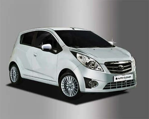 Auto Clover Chrome Wing Mirror Cover Trim Set for Chevrolet Spark 2010 - 2015 - Picture 1 of 7