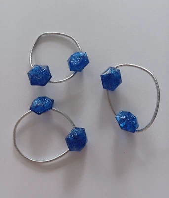 Lol Surprise OMG Doll Lady Braids Sparkly Blue Diamond Hair Ballies Hair Bands Foto 1 de 4