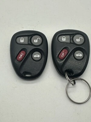 2 OEM CHEVROLET Keyless Entry Remote Key Fob 4-BN Memory # 1 KOBLEAR1XT 25695954 - Image 1 of 4