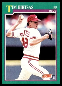 1991 Score Tim Birtsas Cincinnati Reds #648 - Picture 1 of 2
