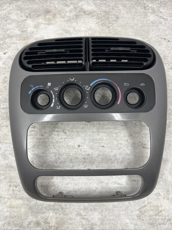 Dodge 2000-2005 neón tablero central embellecedor radio control de clima bisel plateado Foto 1 de 4