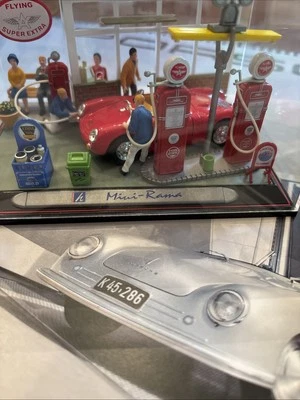 Colecionador Porsche carro alemão e posto de gasolina display da Alemanha - Imagem 1 de 4