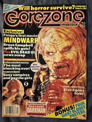 Gorezone #17 1991 Vintage Horror Magazine Mindwarp Evil Dead. - Image 1 of 4