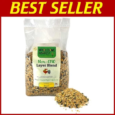 Complete 10lb Non-GMO Layer Feed for Ducks and Hens - Fortified with Minerals - Image 1 of 4