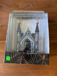 2017 Lemax Spooky Town Friedhofstor NICHT MEHR ERHÄLTLICH beleuchteter Akzent getestet EUC!! - Bild 1 von 10
