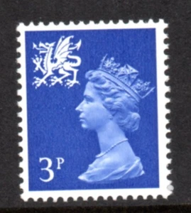 WALES 1973 3p GUM ARABIC PHOSPHOR OMITTED, SG W14gy. FINE MNH - Picture 1 of 1