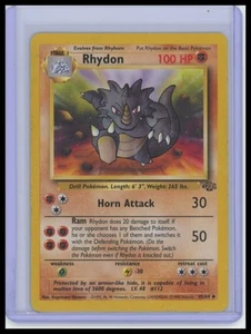 Rhydon #45/64 Jungle Moderately played - Picture 1 of 2